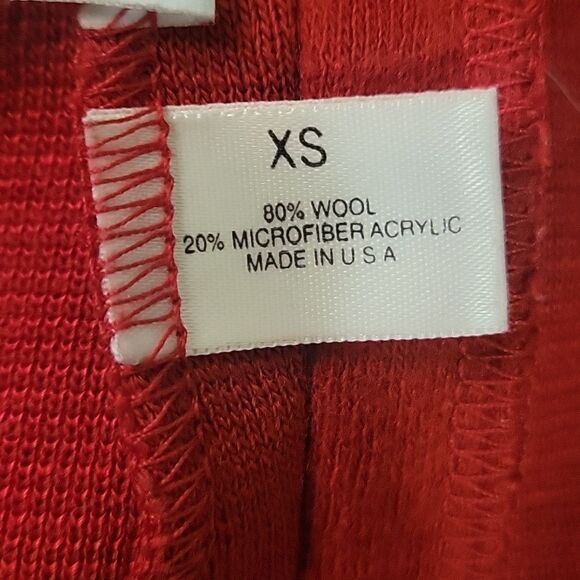St. Croix Wool full zip cardigan. Made in the USA. - Picture 5 of 6